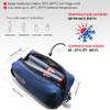 BreezyPacks Smart Insulin Cooler Travel Case, No Icepacks | Insulin Pen and EpiPen Carry Medical Bag | TSA-Approved Diabetic Case | Keep Medicine at Room Temp. | Breezy Extra (Navy) view 3