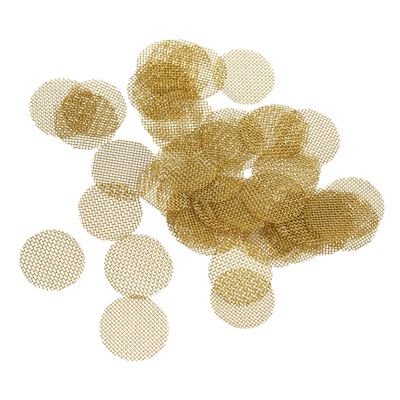 DMiotech 50 Pack Brass Pipe Screens, 9.5mm/ 0.37 Inch for Pipes Filter