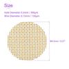 DMiotech 50 Pack Brass Pipe Screens, 9.5mm/ 0.37 Inch for Pipes Filter view 3