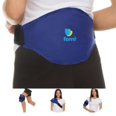 FOMI Long Lasting 3 Hour Gel Ice Pack | Hot Cold Compress for Lower Back, Shoulder, Knee, Bicep, Stomach | Coccyx, Sciatica, Tailbone Pain Relief | Multi Use - Cooler, Lunch Box, Camping Ice Pack