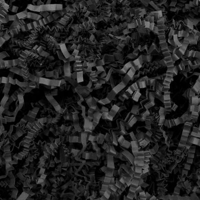 TCAIRG - 2 LB - Black - Crinkle Cut Paper Shred Filler great for Gift Wrapping, Basket Filling, Birthdays, Weddings, Anniversaries, Valentines Day, and other occasions