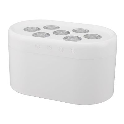 Essential Oil Diffuser, Diffuser Humidifier ABS and PP Dynamic Lights Noiseless for Office (White)