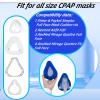 8 Pack CPAP Mask Liners Comfort Silky CPAP Mask Covers One Size Compatible with F20/F10 And Most Full Face Style CPAP Mask Improve The Comfort of Wearing The Mask (Not Fit Nasal Style CPAP Mask (Blue) view 4