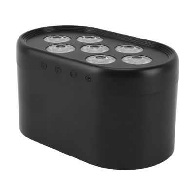 Dpofirs Essential Oil Diffuser, Diffuser Humidifier ABS and PP Dynamic Lights Noiseless for Office (Black)
