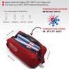 BreezyPacks Smart Insulin Cooler Travel Case, No Icepacks | Insulin Pen and EpiPen Carry Medical Bag | TSA-Approved Diabetic Case | Keep Medicine at Room Temp. | Breezy Extra (Red) view 3