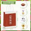 Mpanwen Football Goodie Bags, 16 Pcs Football Themed Party Favor Candy Treat Gifts Bags With Handle for Birthday Baby Shower Holiday Party Decorations view 4