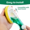 Non Scratch Dishwand Refills 6 Pack, Non-Scratch Replacement Sponge Heads for Dish Wand, Scratch-Free Dishwashing Soap Dispensing Refills, Gentle Scrubber Pads for Kitchen Dishes Sink Cleaning view 3