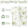 JarThenaAMCS 100 Sheets Vintage Wildflower Tissue Paper Wild Floral Art Tissue Spring Wrapping Paper for Birthday Wedding DIY Crafts Gift Packing, 20 x 14 Inch view 2