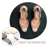 VALICLUD 6pcs Boot Toe Protector Decorative Toe Caps for High Heels Shoes Shoe Repair Kit for Extended Lifespan Convenient for Various Styles view 3