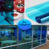 Vanhench Cellophane Wrap Paper for Gift Basket, Gift Wrapping Paper, 3Mil Thick 16" x 100' Blue Cellophane Paper for Bouquet Flower Wrapping view 2