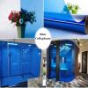 Vanhench Cellophane Wrap Paper for Gift Basket, Gift Wrapping Paper, 3Mil Thick 16" x 100' Blue Cellophane Paper for Bouquet Flower Wrapping view 3