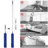 Gap Dust Cleaner Retractable Microfiber Gap Dust Brush Gap Duster with Extendable Pole and Cloth Cover for Sofa Bed Furniture Bottom Ceiling Fan Blinds (Royal Blue) view 2