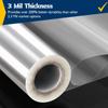 Vanhench Clear Cellophane Wrap, 16" x 100' 3Mil Thick Cellophane Wrap Roll for Gift Basket Treats Goodie Bouquet Flower Wrapping, Clear Plastic Wrap for Valentines Birthday Gifts, Easter Gift Wrapping for Eggs view 4