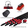 Window Cleaning Brush,Window Cleaning Pole 3.6-11M Truck Washing Brush with Pole System for Window Cleaning Photovoltaic Panel Cleaning Trucks Cleaning Conservatory Roof/20Ft/6M view 3
