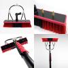 Window Cleaning Brush,Window Cleaning Pole 3.6-11M Truck Washing Brush with Pole System for Window Cleaning Photovoltaic Panel Cleaning Trucks Cleaning Conservatory Roof/20Ft/6M view 4
