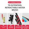 Telescopic Window Cleaner Water Wash Brush Kit(3.6M-10.8M), Window and Solar Panel Cleaning System W/Brush & Telescopic Pole, Windows Cleaning Washing Tool,5.4 M/17.7 Ft view 3
