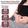 Cordless Period Cramp Relief Massager Belt with 3 Speed & 3 Crampfree Massage Modes | The Ultimate Heating Pad for Period Cramps Led Display (Pink & White Belt) view 2