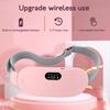 Cordless Period Cramp Relief Massager Belt with 3 Speed & 3 Crampfree Massage Modes | The Ultimate Heating Pad for Period Cramps Led Display (Pink & White Belt) view 3