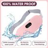 Cordless Period Cramp Relief Massager Belt with 3 Speed & 3 Crampfree Massage Modes | The Ultimate Heating Pad for Period Cramps Led Display (Pink & White Belt) view 4