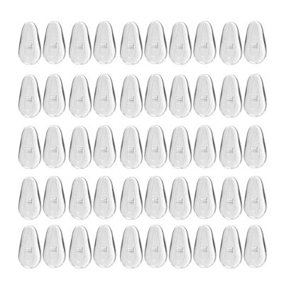 25 Pair Silicone Eyeglass Soft Nose Pad On Nose Pad Glasses Massage for Health Care Anti-Slip Tool for Sungla Nose Cushions for Eyeglasses Transparent Nose Cushions for Eyeglasses for Women