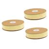 Tofficu 3rolls Flocking Ribbon for Crafts and Decorations Non-Elastic Strap Beige for Clothing Hair Accessories Wrapping and view 1