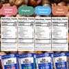 Folk Revival Variety Pack Keto Instant 'Oatmeal' - 20g of Protein, Low Carb, High Fiber, 2 Blueberry, 2 Maple Walnut, 1 Chai Almond, 1 Original - 6 Cups Per Case view 3