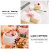 Toddmomy 25pcs Heart-shaped Acrylic Cake Picks for Valentine's Day Cake Decor for Love Theme Parties and Celebrations Creative Photo Props and Festive Decorations view 4