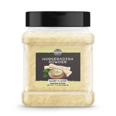 Birch & Meadow Horseradish Powder, 7.2 oz, Spicy & Sharp Flavor, Fine Powder, Dips & Sauces