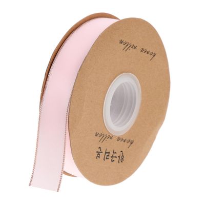 Tofficu 1roll Double- Satin Ribbon for Floral Arrangements and Crafts Decorative for Weddings Wrapping and Party Decorations