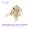 DMiotech 20pcs 7 Inch Big Gift Wrapping Bows Birthday Organza Pull Bow Ribbon Chiffon for Presents Box Valentines' Day Florist Cream White view 4