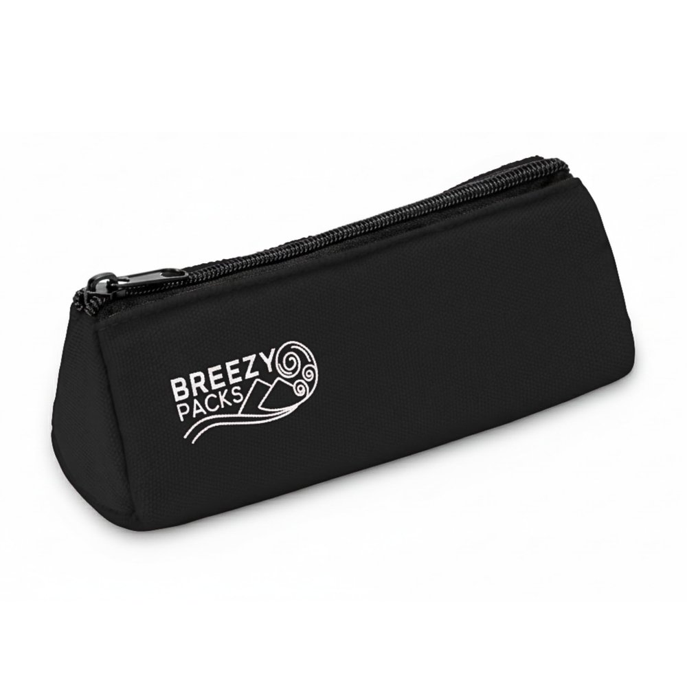 BreezyPacks Insulin Pens Cooler Travel Case 24/7 Protection | EpiPen Carry Medical Bag | TSA-Approved Diabetic Case Without Icepacks | Keep medicine at room temp. | Breezy Basic (Black)