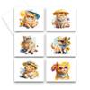 Aria Rae Design Note Card Set of 12, Assorted Cat Greeting Cards, Stationery cards, kitty cards, blank notecard, Assorted cards, Set of Greeting Cards, cat lover, greeting card assortment view 1