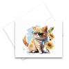 Aria Rae Design Note Card Set of 12, Assorted Cat Greeting Cards, Stationery cards, kitty cards, blank notecard, Assorted cards, Set of Greeting Cards, cat lover, greeting card assortment view 3