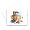 Aria Rae Design Note Card Set of 12, Assorted Cat Greeting Cards, Stationery cards, kitty cards, blank notecard, Assorted cards, Set of Greeting Cards, cat lover, greeting card assortment view 4