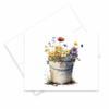 Aria Rae Design Note Card Set o f12, Assorted Bucket of Wild Flowers, Greeting Cards, Wild flower cards, cards with flowers, blank cards, assorted cards, notecard view 4