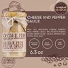 ARTIGIANI DEI SAPORI - Creamy Cheese and Pepper Pasta Sauce Jar, 6.3 oz. cacio e pepe, Product of Italy view 4
