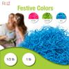 FRILLZ Skinny-Cut Shredded Paper for Gifts & Easter Baskets (Hot Pink, 1 LB) - Protective and Decorative Raffia Paper Shred for Basket Filler - Fake Grass Look view 2