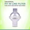 1pk Universal Fit in-Line Viral Filter for CPAP and BiPAP Machines Enhance Your CPAP Experience with These Filters (1) view 3