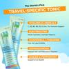 FlyWell Travel Vitamin Tonic for Flight, Jet Lag, Hydration, Circulation, Digestion & Immune Support, Promotes Calmness, Electrolyte Powder, Travel Essentials, Passion Fruit Tangerine, 15 Sticks view 2