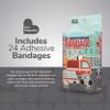 BioSwiss Bandages, First Responders Shaped Self Adhesive Bandage Set, Latex Free, Sterile Wound Care, 24 Count view 2