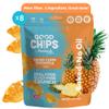 Baked Pineapple Chips by GOOD CHIPS! Crispy, Crunchy, Oil-Free, Only One Ingredient, Healthy Naturally Sweet Dried Fruit Snack - 1 oz bags - Pack of 8 view 1