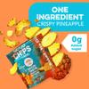 Baked Pineapple Chips by GOOD CHIPS! Crispy, Crunchy, Oil-Free, Only One Ingredient, Healthy Naturally Sweet Dried Fruit Snack - 1 oz bags - Pack of 8 view 3