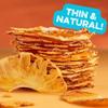 Baked Pineapple Chips by GOOD CHIPS! Crispy, Crunchy, Oil-Free, Only One Ingredient, Healthy Naturally Sweet Dried Fruit Snack - 1 oz bags - Pack of 8 view 4