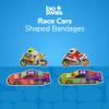 BioSwiss Bandages, Race Cars Shaped Self Adhesive Bandage Set, Latex Free, Sterile Wound Care, 24 Count view 3