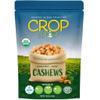 CROP BY POP - Organic Raw Whole Cashews, Unsalted, Shelled, (16 Oz - 1 LB) Packed Fresh in Resealable Bag - USDA Organic, Non GMO - Naturally Grown, Vegan, Kosher view 1