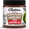 Chosen Foods Chocolate Hazelnut Spread - Made with 100% Pure Avocado Oil, Simple Ingredients, 40% Less Sugar, Vegan, Free of Palm Oil,12 oz 1-Pack view 1