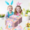 40 Pcs Cute Napkins Eco-Friendly Paper Napkins,Perfect for Easter Celebrations & Kids' Themed Events/Pink Rabbit view 4