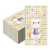 40Pcs Cute Napkins Eco-Friendly Paper Napkins,Perfect for Easter Celebrations & Kids' Themed Events/Checkered Rabbit view 1