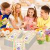 40Pcs Cute Napkins Eco-Friendly Paper Napkins,Perfect for Easter Celebrations & Kids' Themed Events/Checkered Rabbit view 4