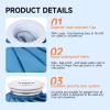 ANMIA Ice Pack Bags with Wrap for Injuries Reusable, Cold Pack Water Bag Hot Bag for Pain Relief, Leak-Proof Elastic Ice Bag view 4